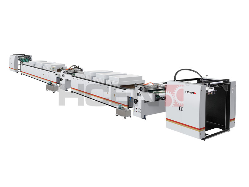 HCSG -1200/1400E(厚薄紙) 全自動UV雙機座全面上光過油機