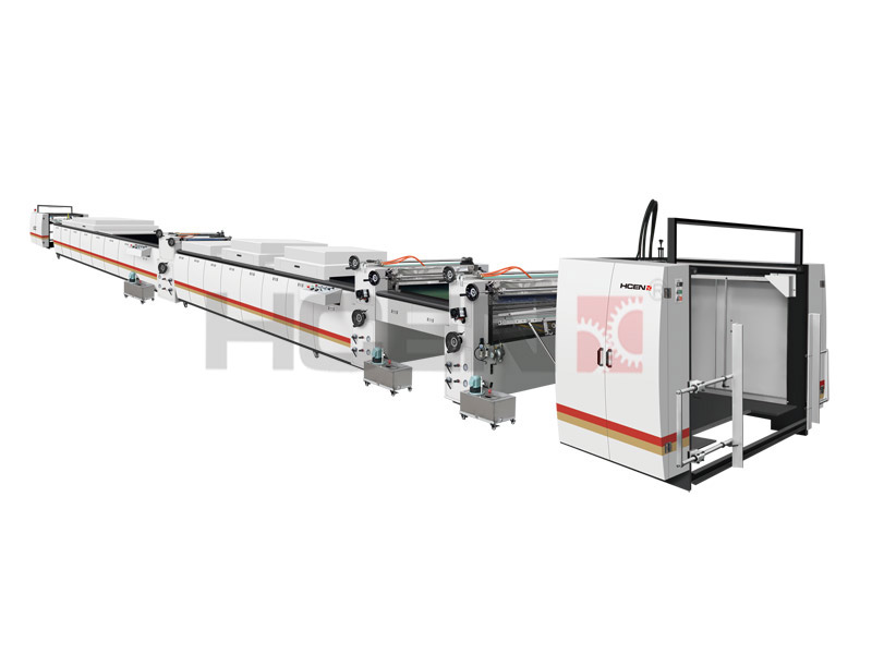 HCSG-1200/1400SD(厚紙)全自動UV三機座全面上光過油機